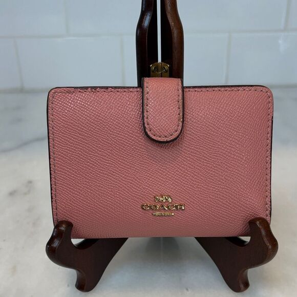 Coach Bifold Saffiano Leather Wallet - Picture 1 of 16